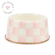 Load image into Gallery viewer, Rosy Check Medium Pet Dish
