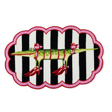 Load image into Gallery viewer, Patience Brewster Gloria Alligator 4' Scalloped Rug
