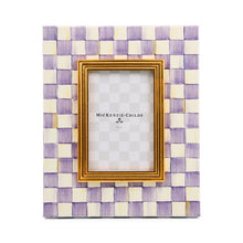 Load image into Gallery viewer, Violet Check 4" x 6" Frame
