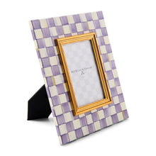 Load image into Gallery viewer, Violet Check 4" x 6" Frame
