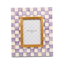 Load image into Gallery viewer, Violet Check 5" x 7" Frame
