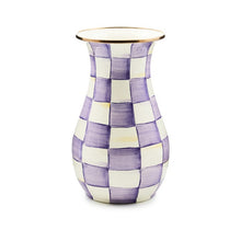 Load image into Gallery viewer, Violet Check Tall Vase
