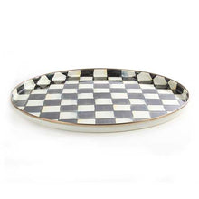 Load image into Gallery viewer, Courtly Check Enamel Round Tray

