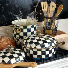 Load image into Gallery viewer, Courtly Check Enamel 5 Qt. Casserole
