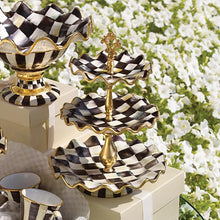 Load image into Gallery viewer, Courtly Check Three Tier Sweet Stand -Fluted
