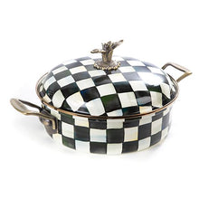 Load image into Gallery viewer, Courtly Check Enamel 5 Qt. Casserole
