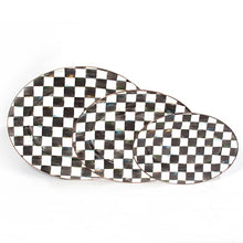 Load image into Gallery viewer, Courtly Check Enamel Oval Platter - Small
