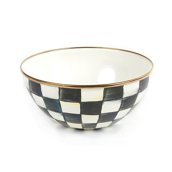 Courtly Check Enamel Everyday Bowl - Small
