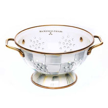 Load image into Gallery viewer, Sterling Check Enamel Colander - Small
