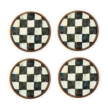 Load image into Gallery viewer, Courtly Check Coasters - Set of 4
