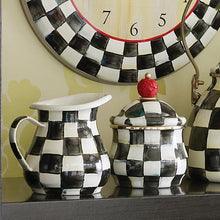 Load image into Gallery viewer, Courtly Check Enamel Creamer

