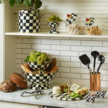 Load image into Gallery viewer, Sweets Jar with Courtly Check Enamel Lid
