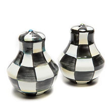 Load image into Gallery viewer, Courtly Check Enamel Salt &amp; Pepper Shakers
