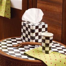 Load image into Gallery viewer, Courtly Check Enamel Boutique Tissue Box Cover
